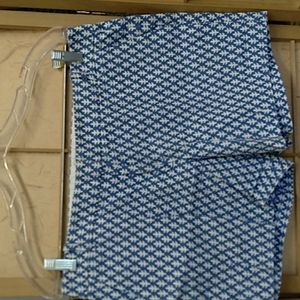 J Crew blue and white colored shorts size 10